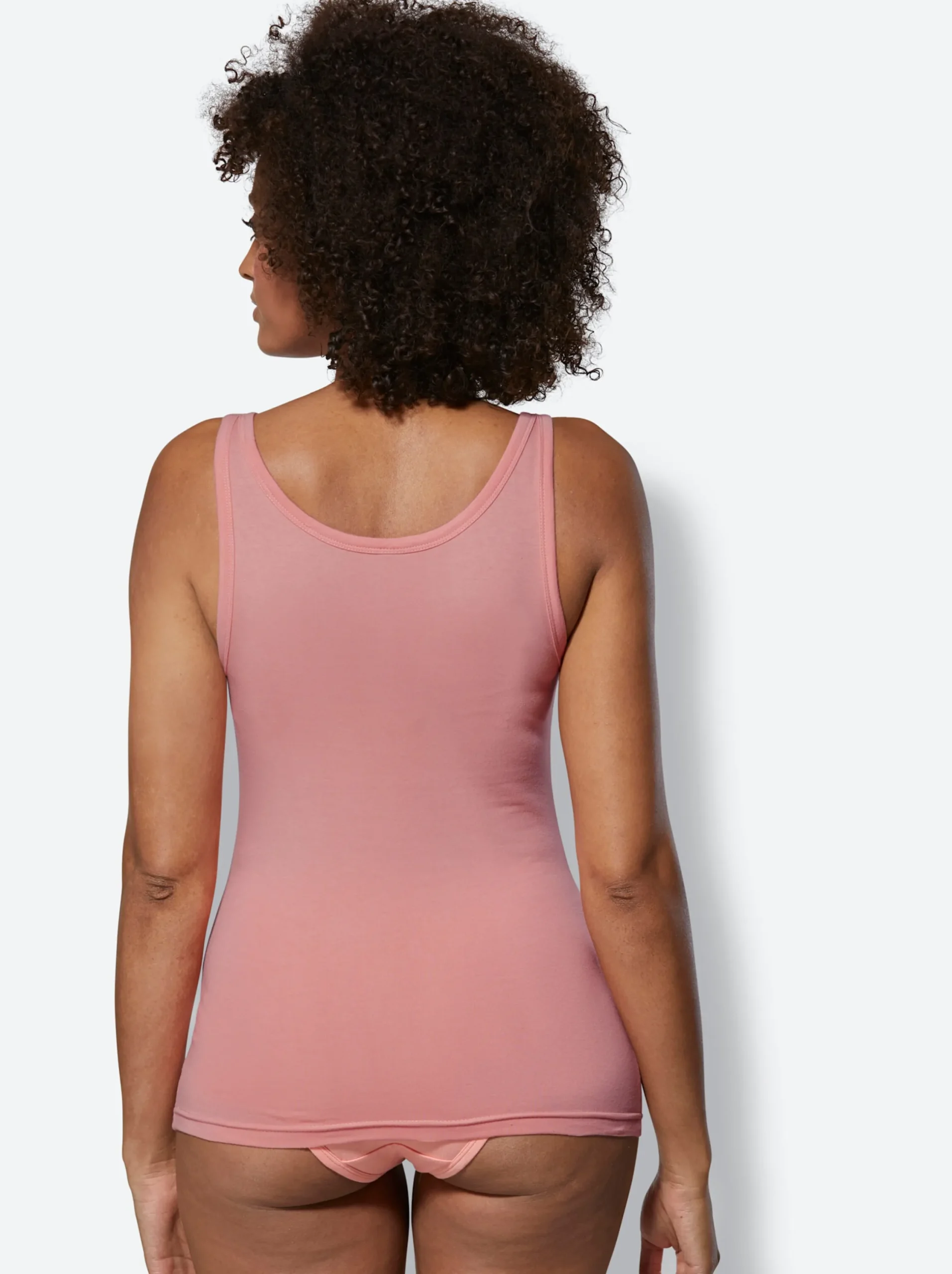 Bodies & Unterhemden|wäschepur Achseltop flamingo+aquamarin+weiß
