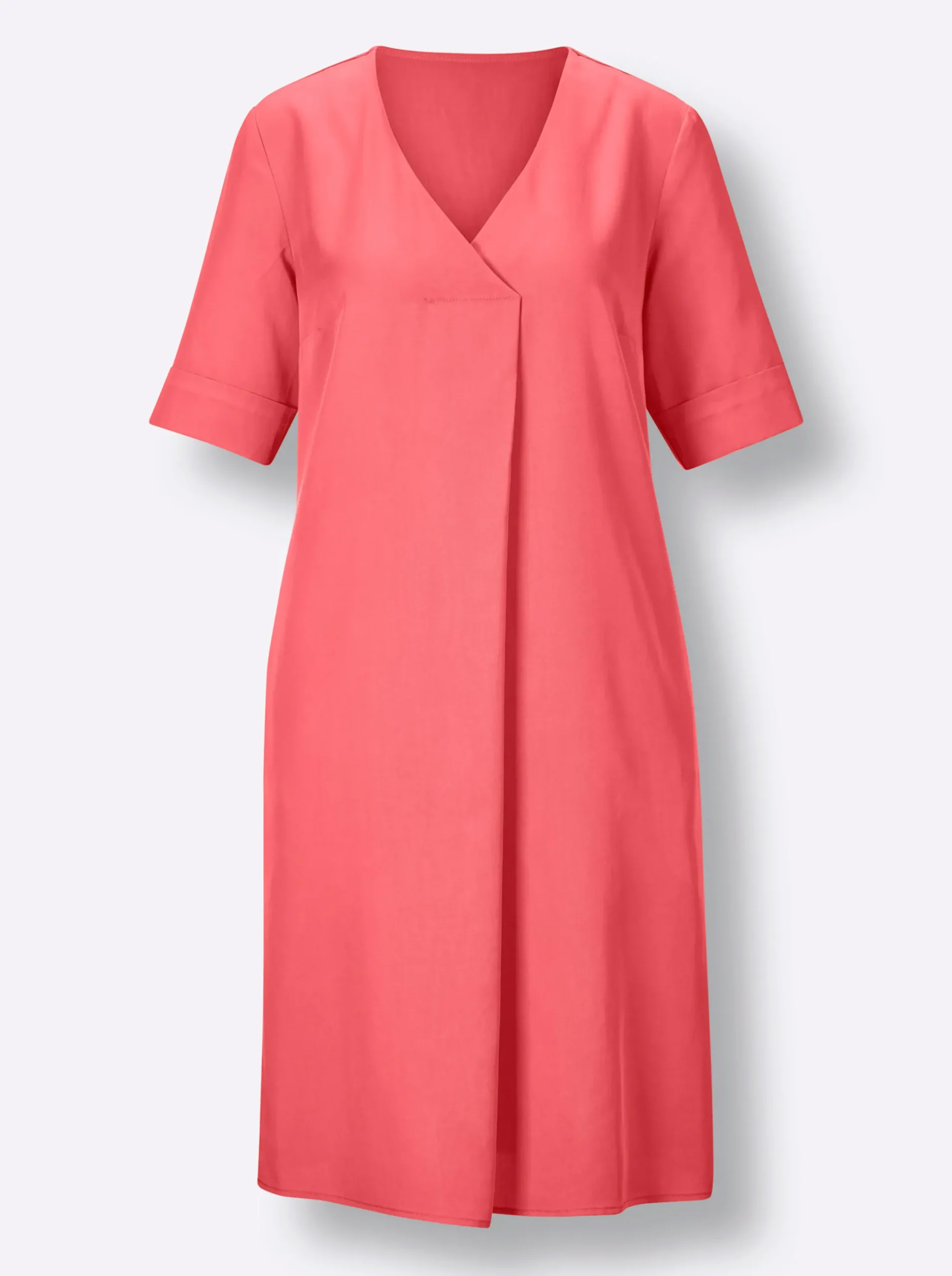 Kleider|CREATION L PREMIUM A-Linien-Kleid aus reinem Lyocell grapefruit
