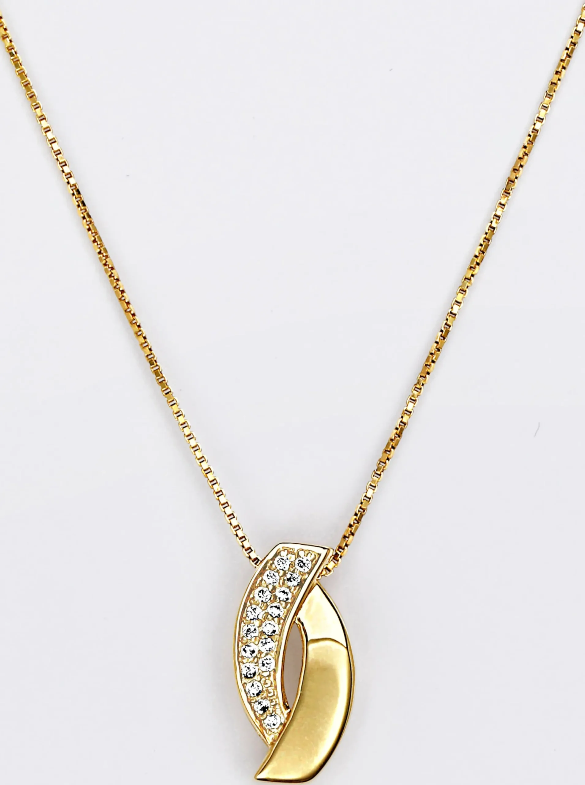 Schmuck| Anhänger mit Kette Silbervergoldet925