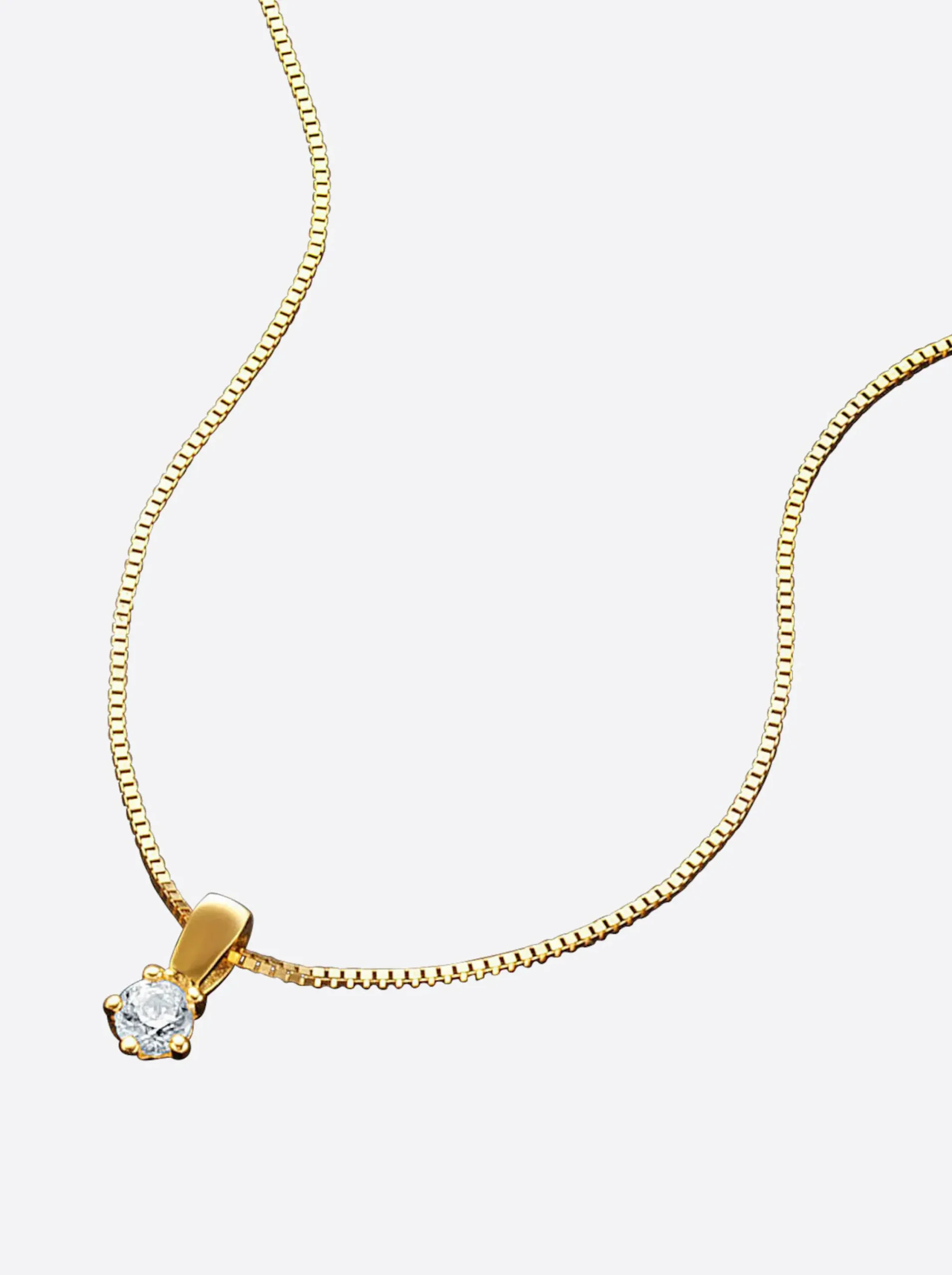 Schmuck| Anhänger mit Kette Gelbgold375