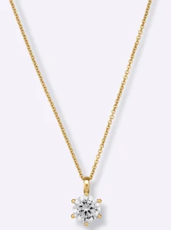 Schmuck| Anhänger mit Kette Silbervergoldet925