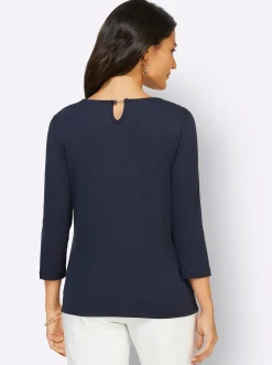 Shirts| 3/4-Arm-Shirt marine