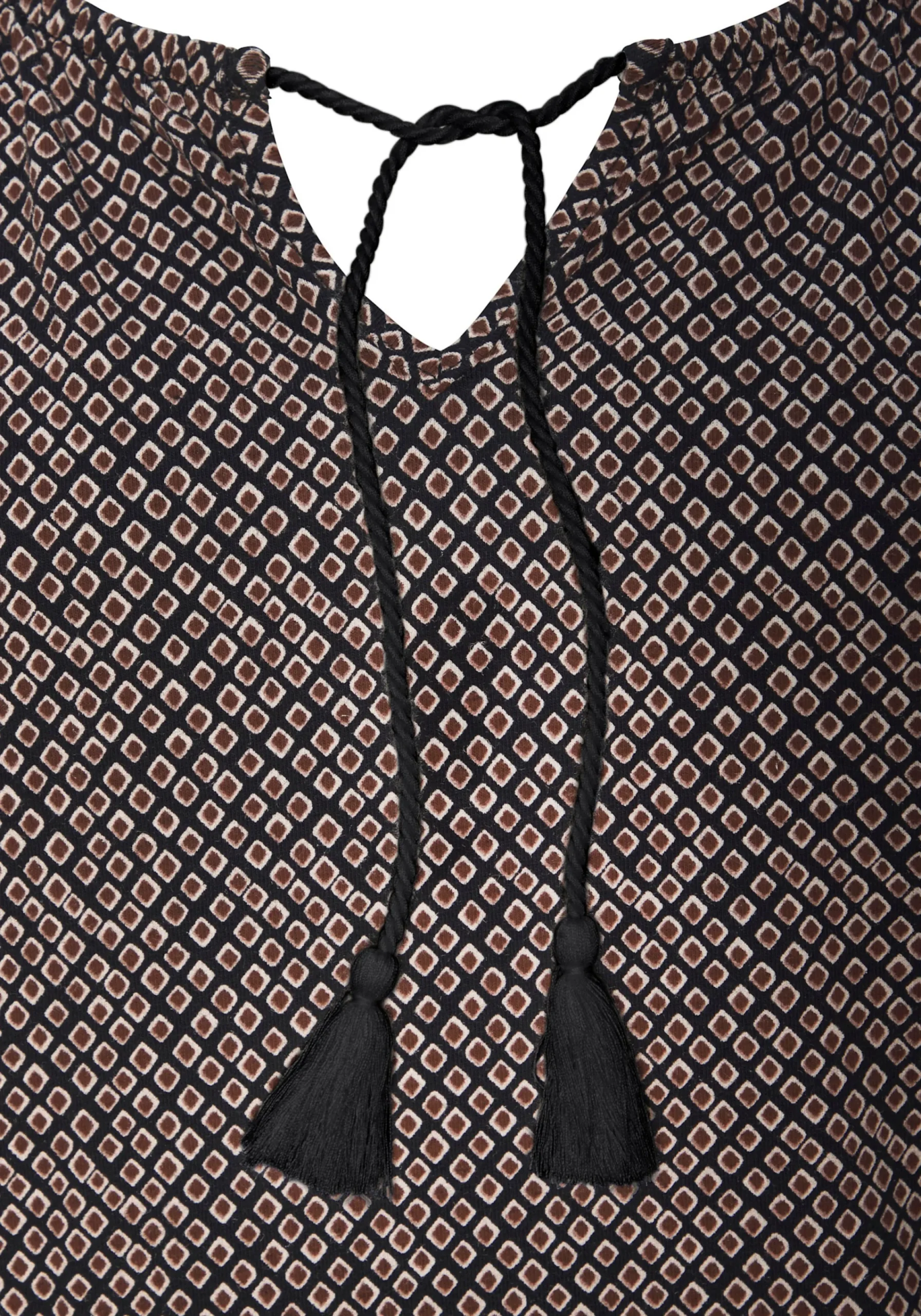 Shirts|LASCANA 3/4-Arm-Shirt schwarzbedruckt