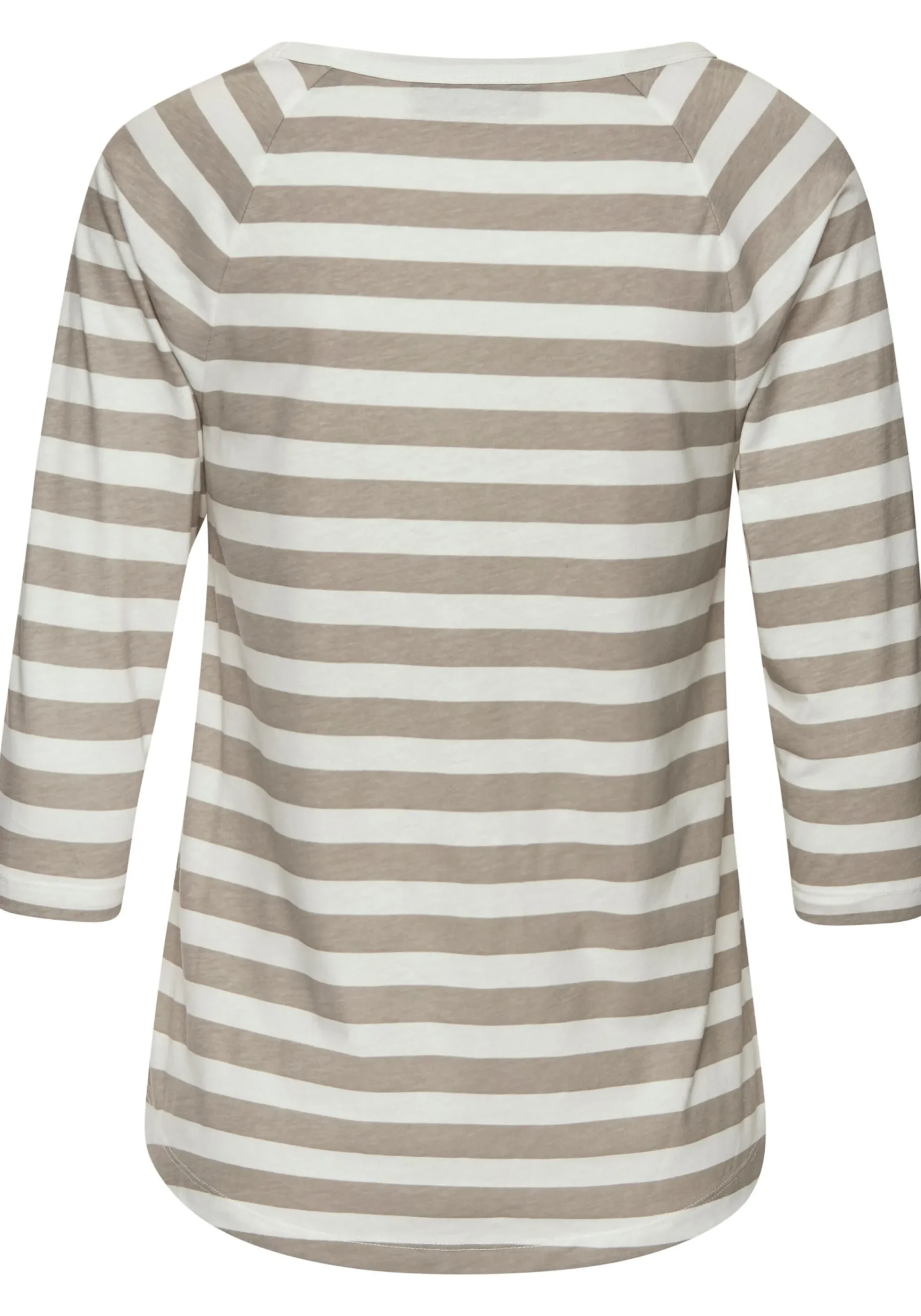 Shirts|Elbsand 3/4-Arm-Shirt creme-taupegestreift