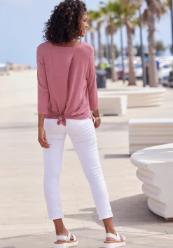 Strandmode|LASCANA 3/4-Arm-Shirt beere