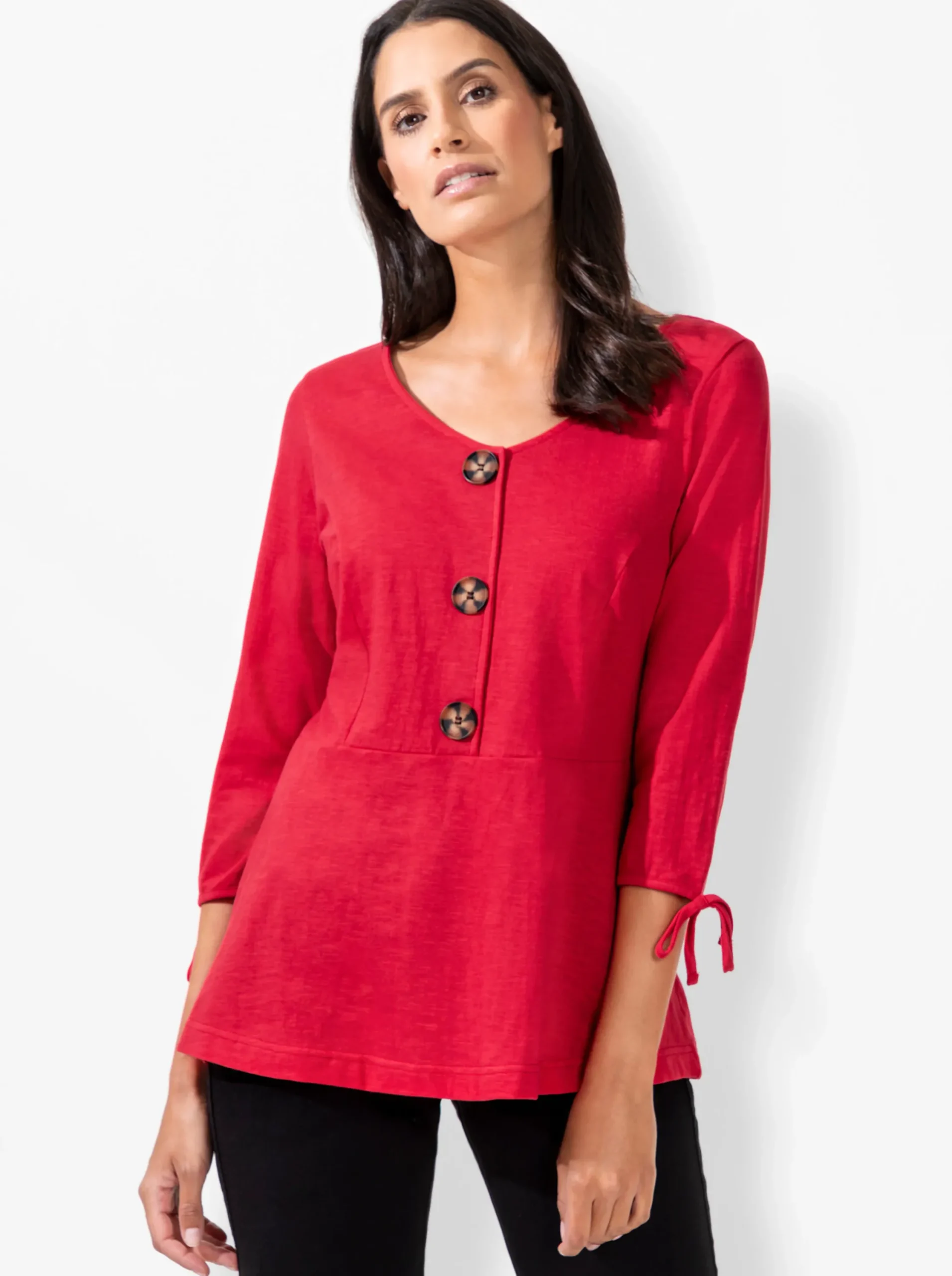 Shirts| 3/4-Arm-Shirt erdbeere