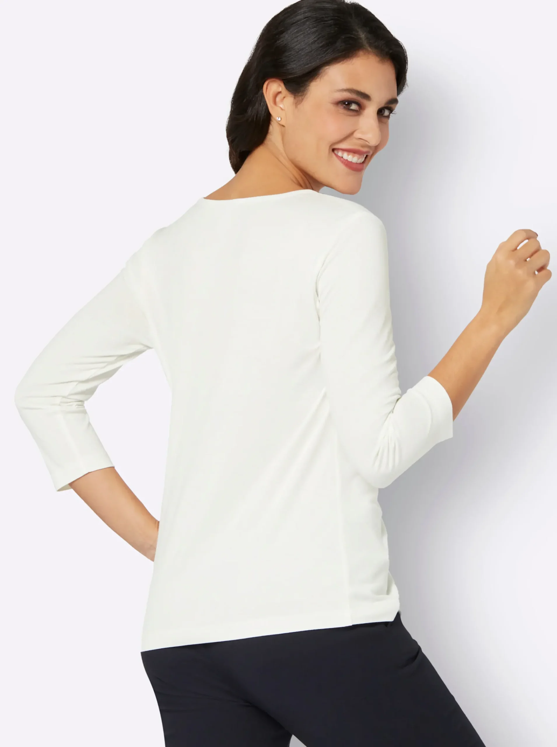 Shirts| 3/4-Arm-Shirt ecru