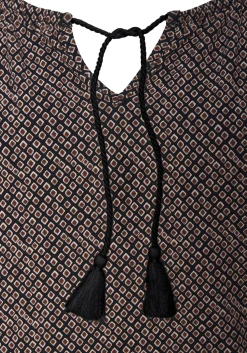 Strandmode|LASCANA 3/4-Arm-Shirt schwarzbedruckt,schwarzuni