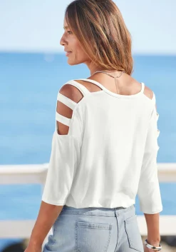 Shirts|LASCANA 3/4-Arm-Shirt creme