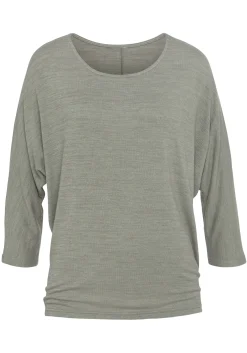 Shirts|LASCANA 3/4-Arm-Shirt khaki