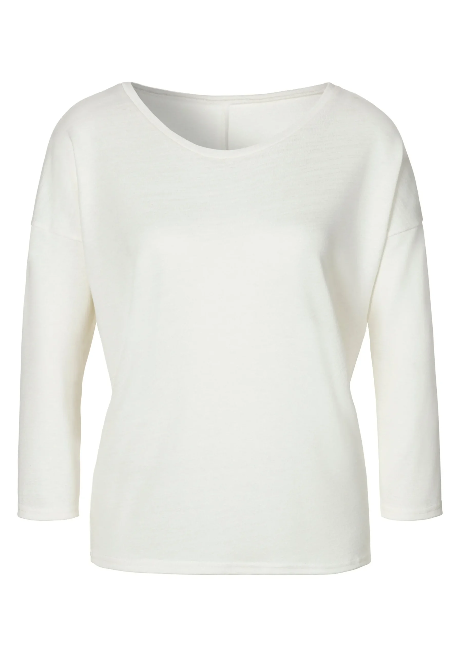 Strandmode|LASCANA 3/4-Arm-Shirt creme,schwarz