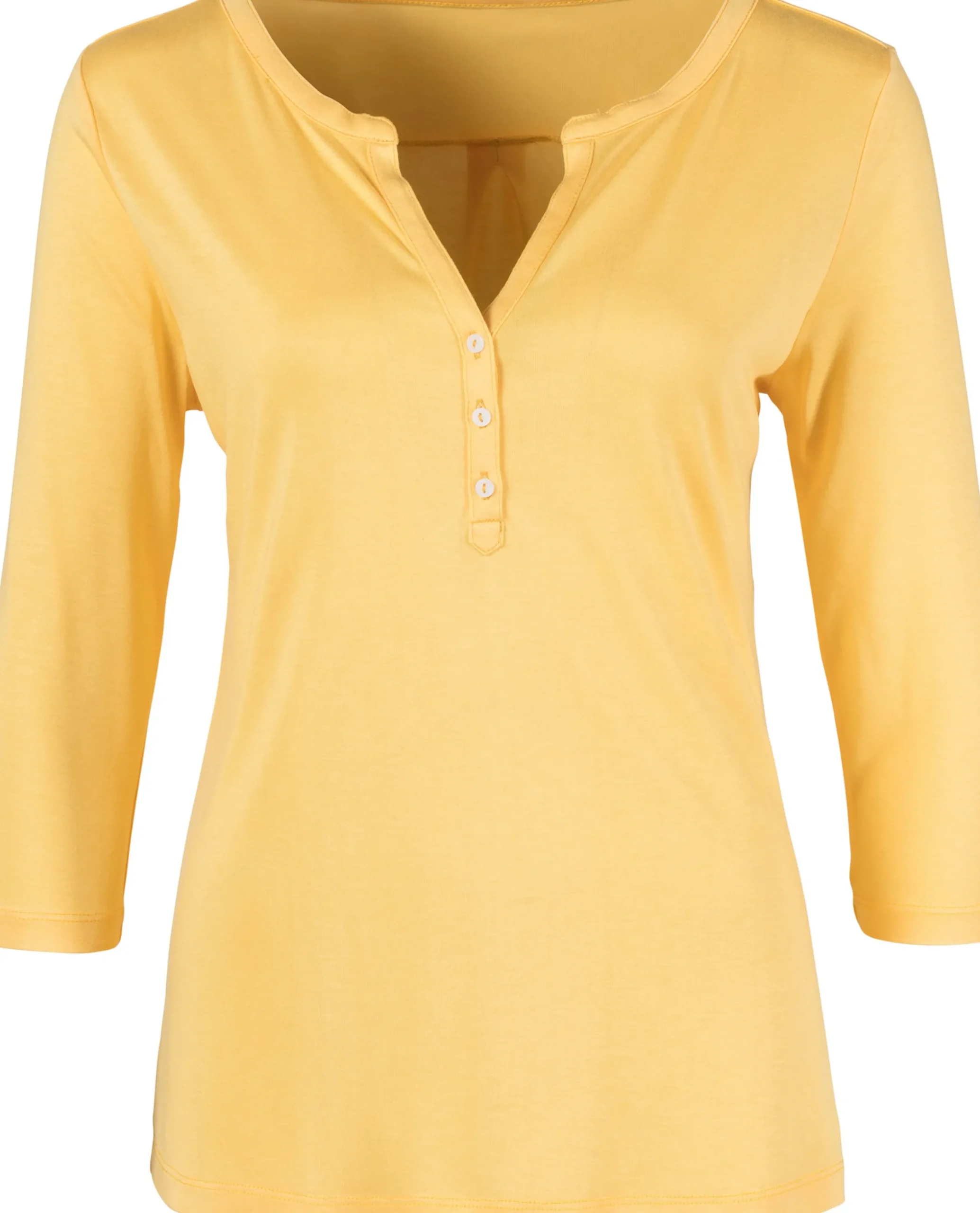 Strandmode|Shirts|LASCANA 3/4-Arm-Shirt gelb
