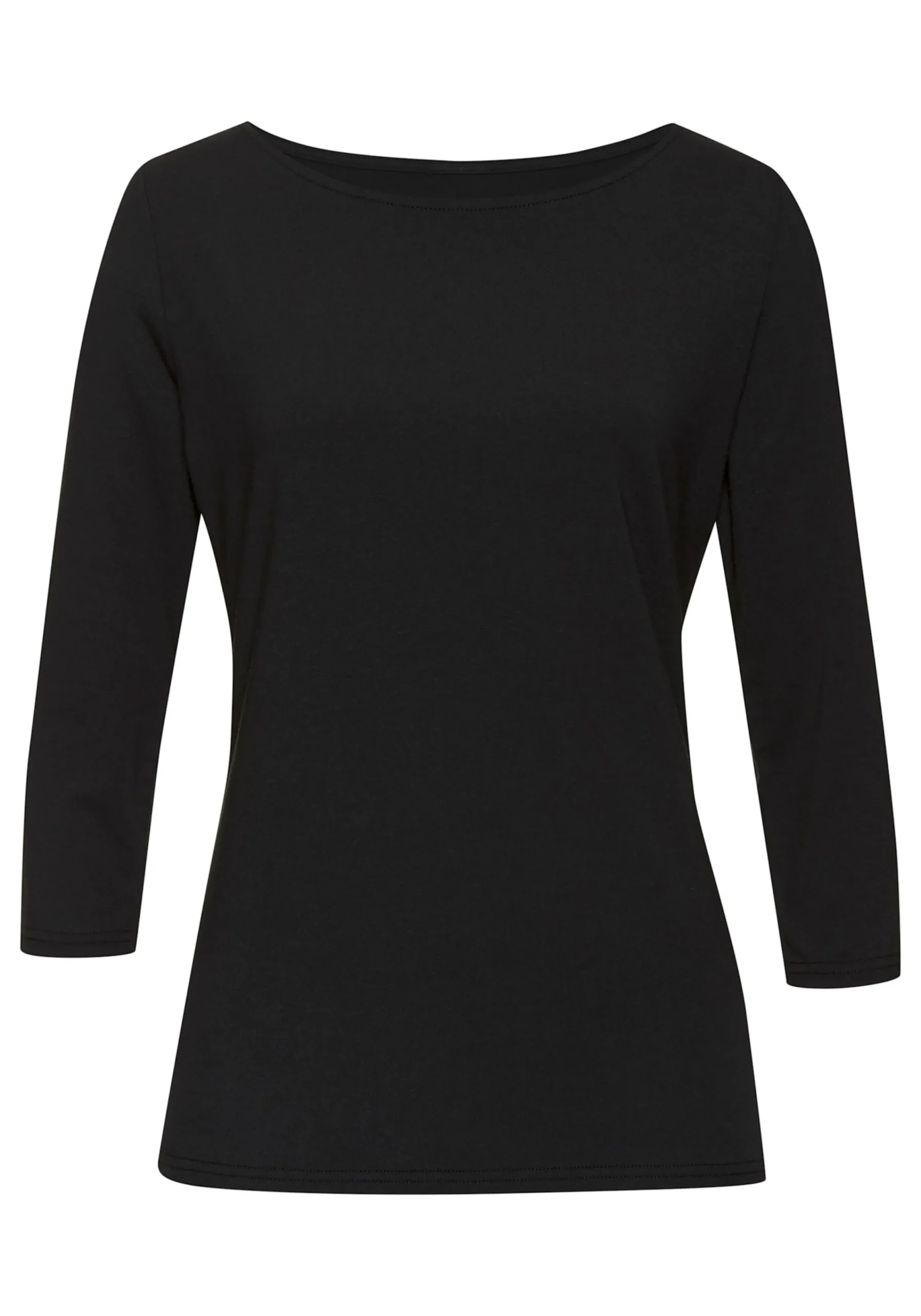 Strandmode|LASCANA 3/4-Arm-Shirt eukalyptus,schwarz