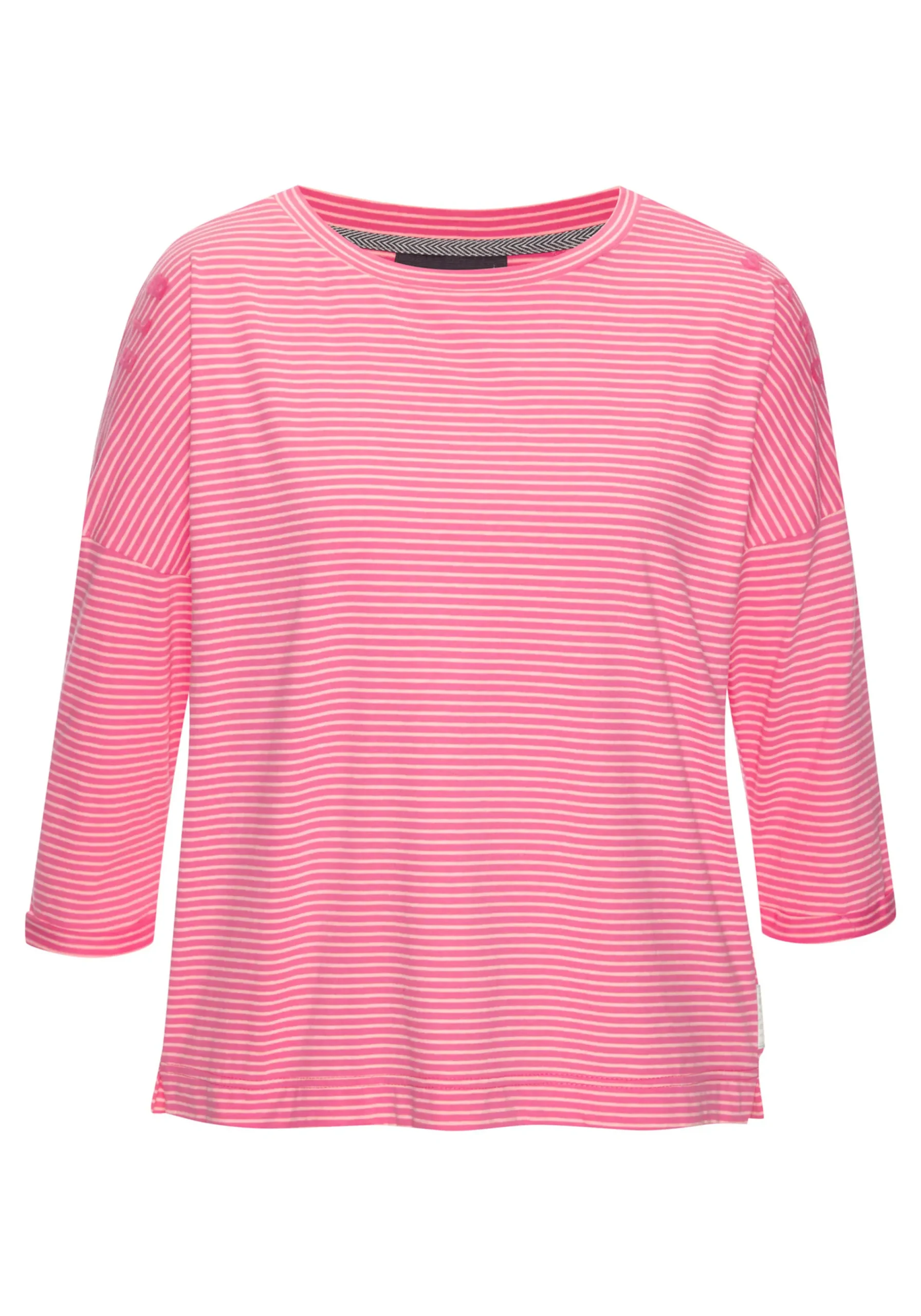 Strandmode|Elbsand 3/4-Arm-Shirt pink-orange