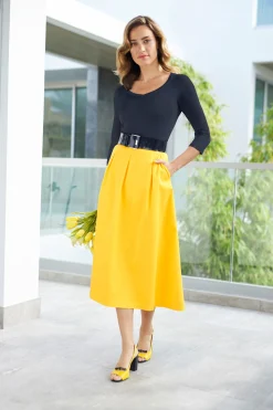 Shirts|heine 3/4-Arm-Shirt mit Herz-Ausschnitt marine
