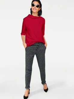 Shirts|heine 3/4-Arm-Shirt mit längerem Rücken rot