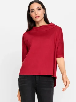 Shirts|heine 3/4-Arm-Shirt mit längerem Rücken rot