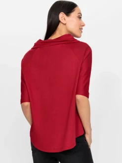 Shirts|heine 3/4-Arm-Shirt mit längerem Rücken rot