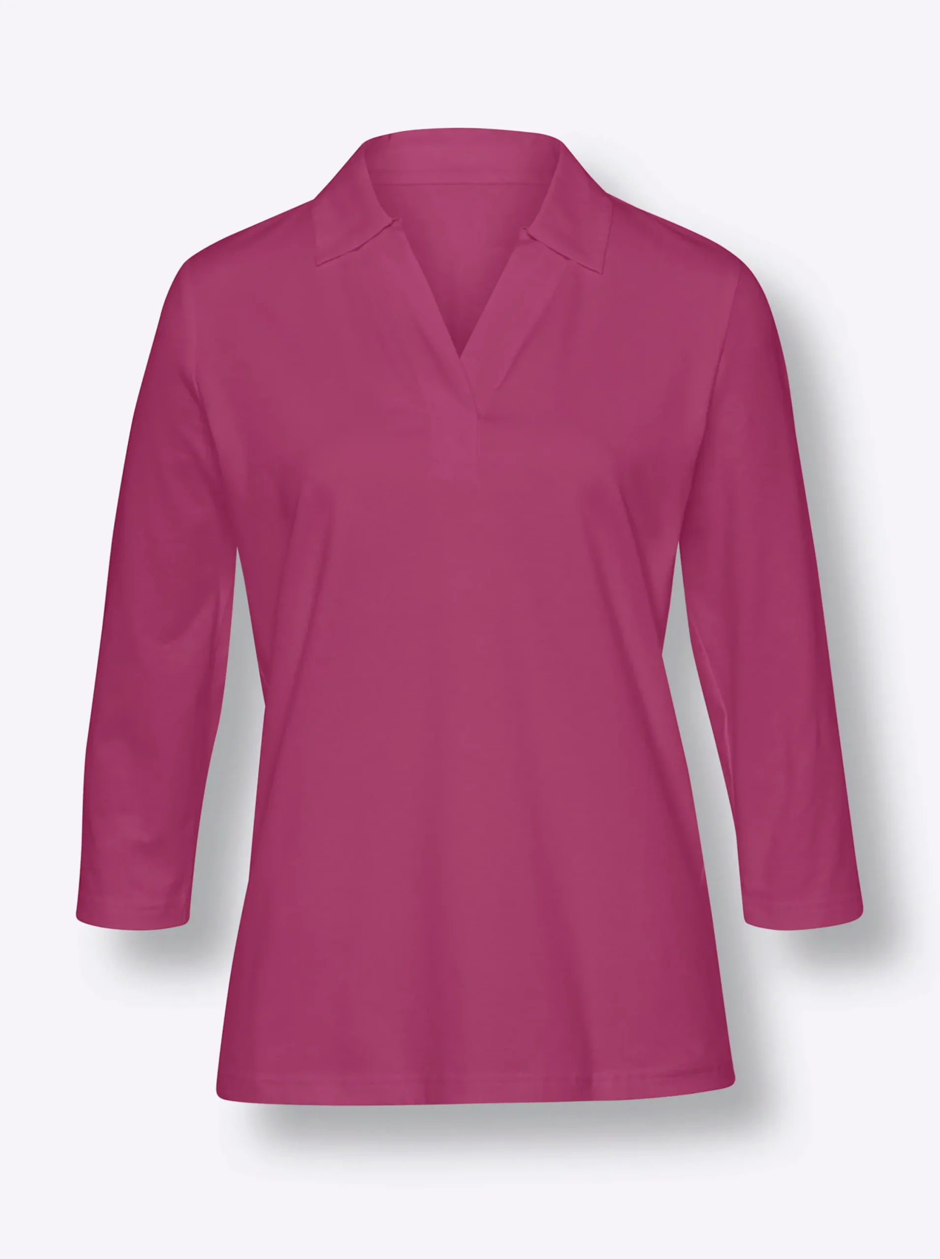 Shirts|heine 3/4-Arm-Shirt mit Polokragen erika