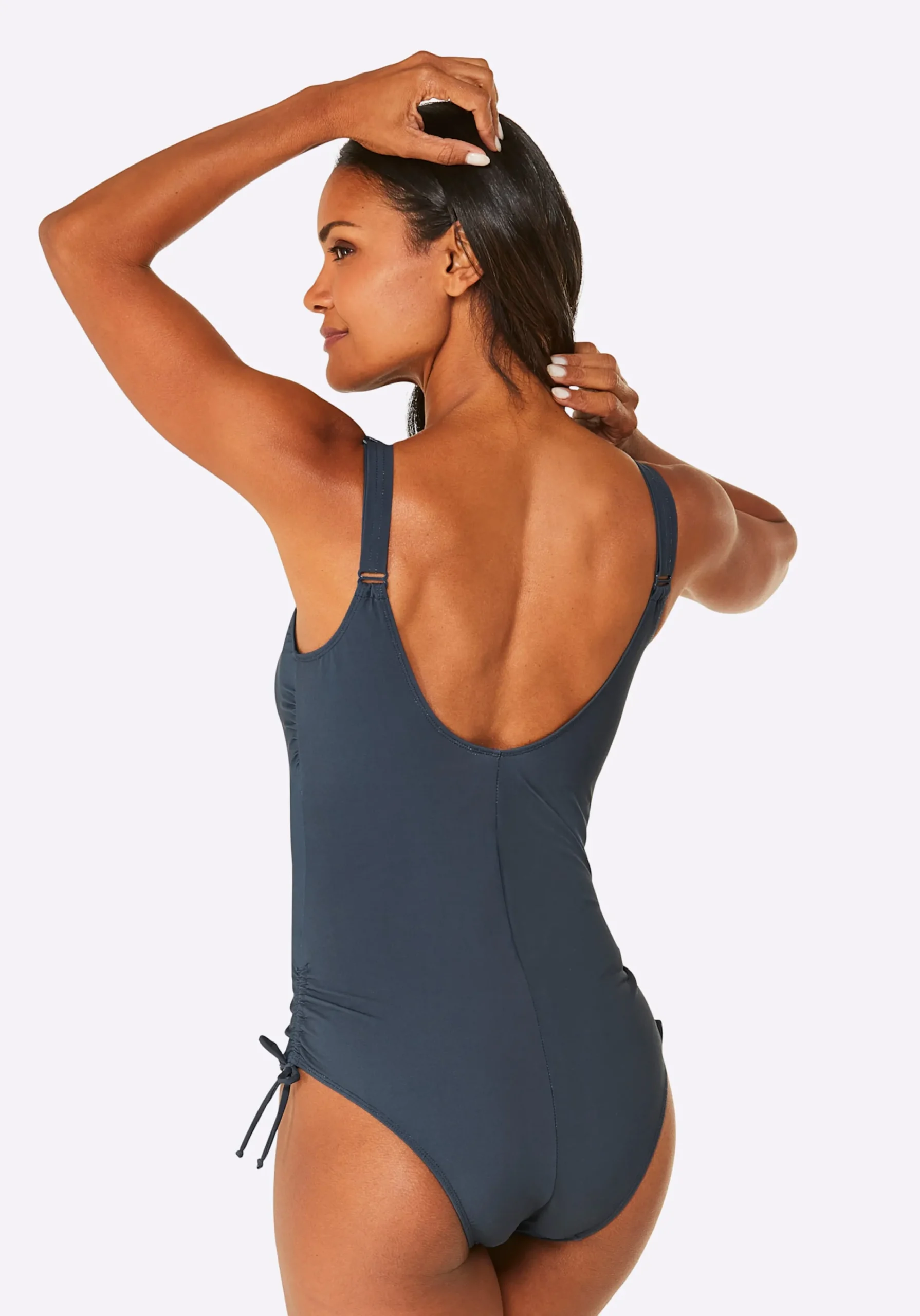 Badeanzüge|feel good Badeanzug dunkelblau-aqua