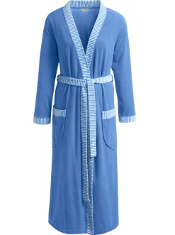 Nachtwäsche|Comtessa Bademantel blau