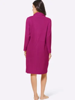 Nachtwäsche|Plantier Bademantel fuchsia