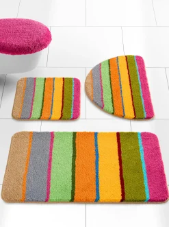 Badematten|Kleine Wolke Badematte grün-bunt