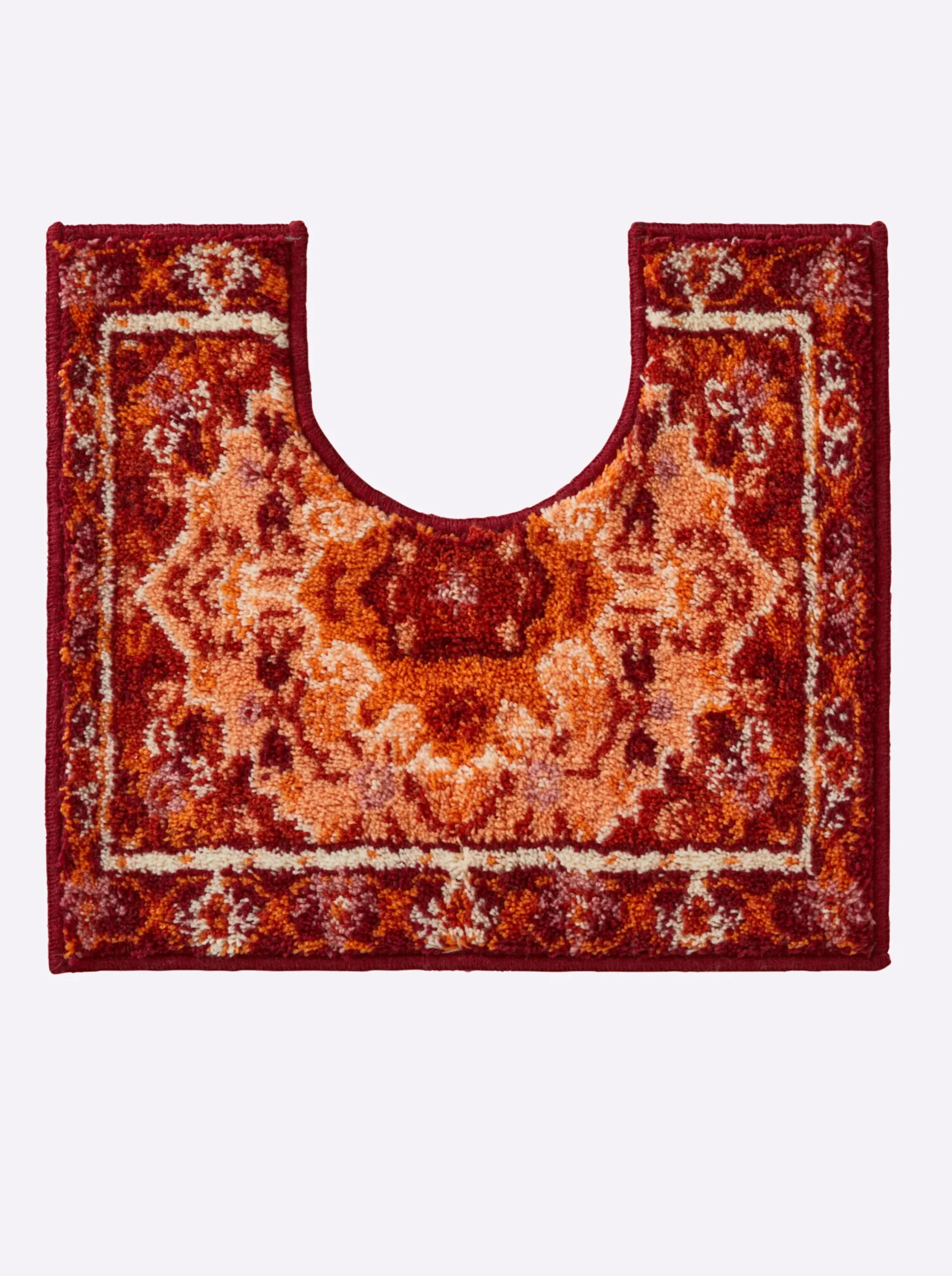 Badematten|Grund Badematte rot-terracotta