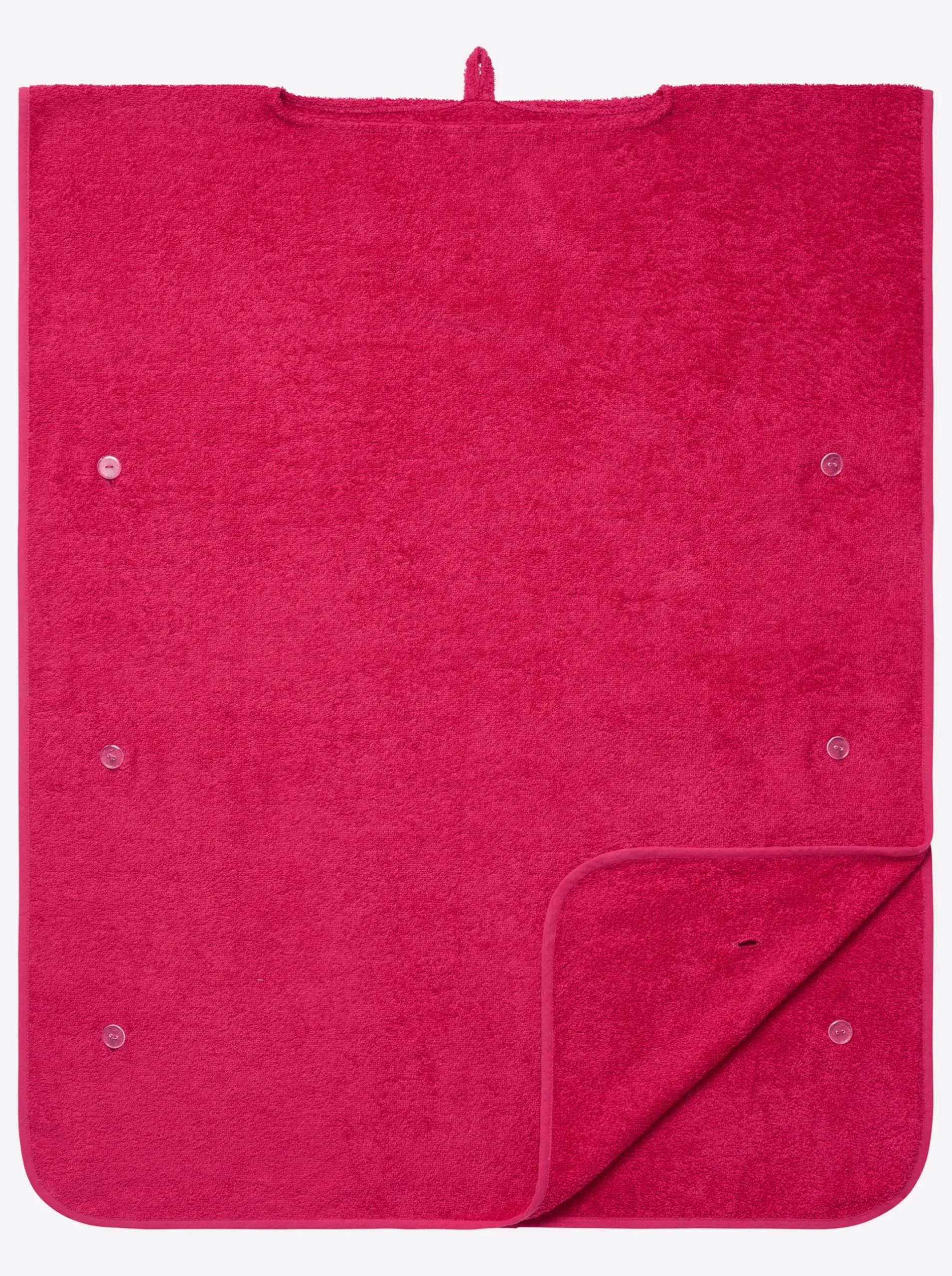 Handtücher|wäschepur Bade-Poncho pink