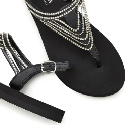 Sandalen & Sandaletten|LASCANA Badesandale schwarz