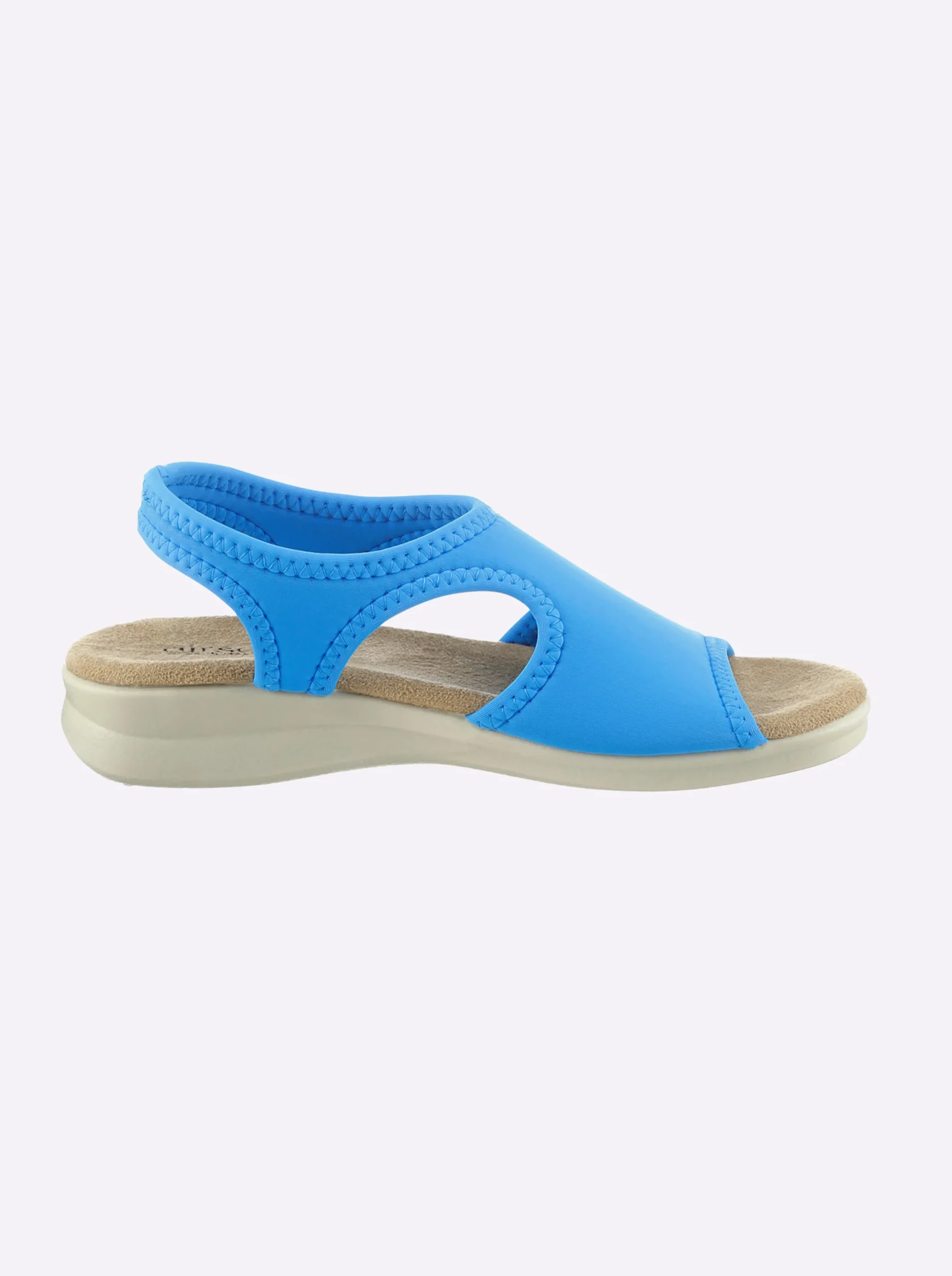 Sandalen & Sandaletten|airsoft modern+ Badesandale mit Gummizügen aqua