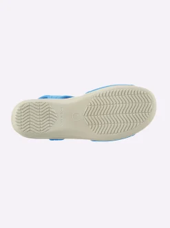 Sandalen & Sandaletten|airsoft modern+ Badesandale mit Gummizügen aqua