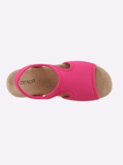 Sandalen & Sandaletten|airsoft modern+ Badesandale mit Gummizügen pink