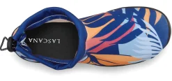 Mokassins & Slippers|LASCANA Badeschuh blau-orange