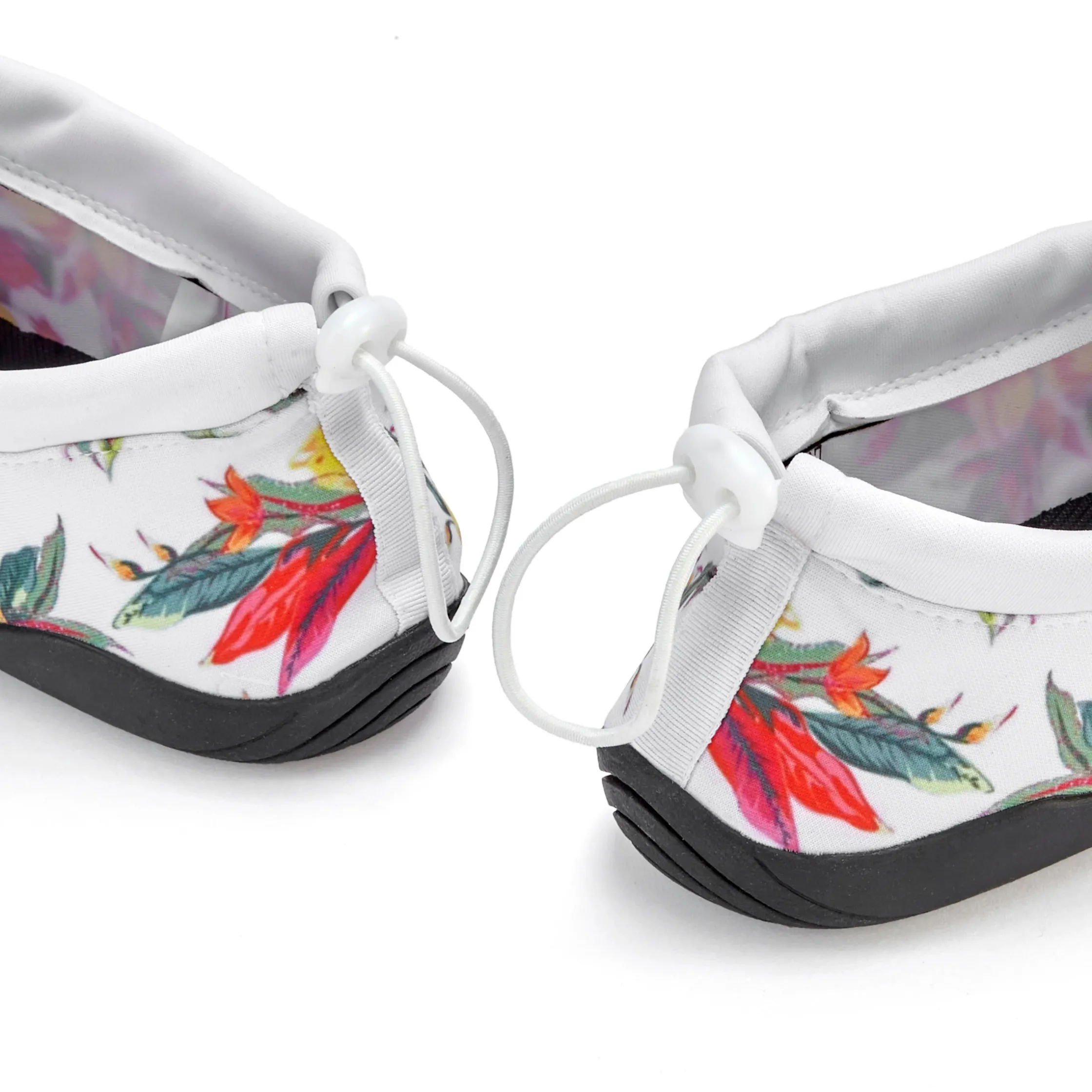 Mokassins & Slippers|LASCANA Badeschuh weißblume