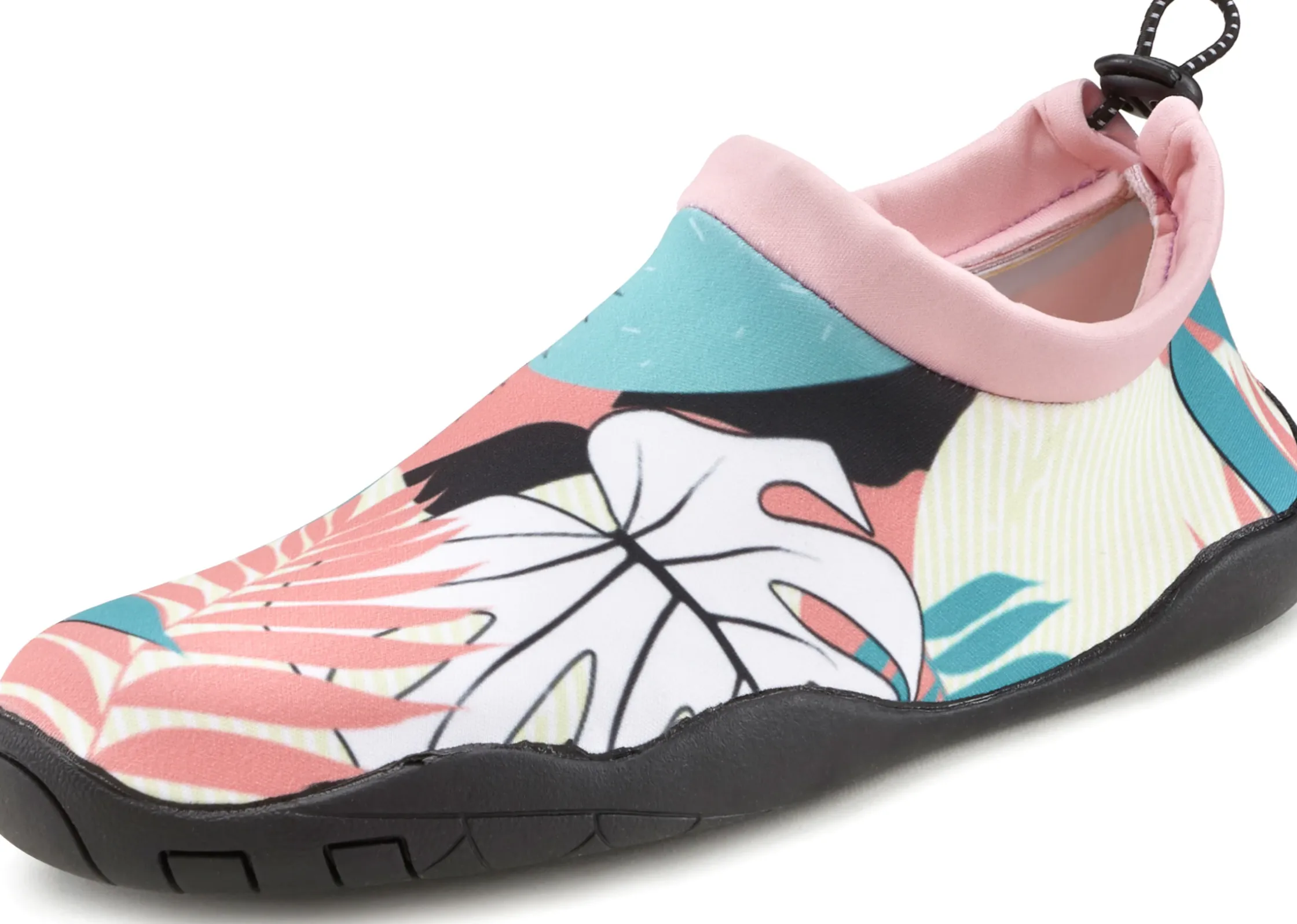 Mokassins & Slippers|LASCANA Badeschuh schwarz