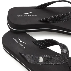 Zehentrenner|Venice Beach Badezehentrenner schwarz