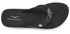 Zehentrenner|Venice Beach Badezehentrenner schwarz