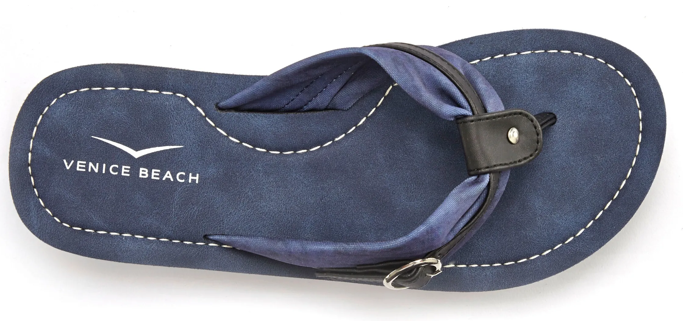 Zehentrenner|Venice Beach Badezehentrenner blau-schwarz