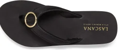 Zehentrenner|LASCANA Badezehentrenner schwarz