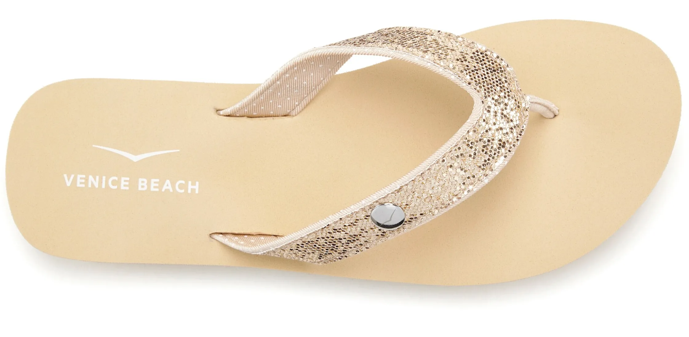 Zehentrenner|Venice Beach Badezehentrenner goldfarben