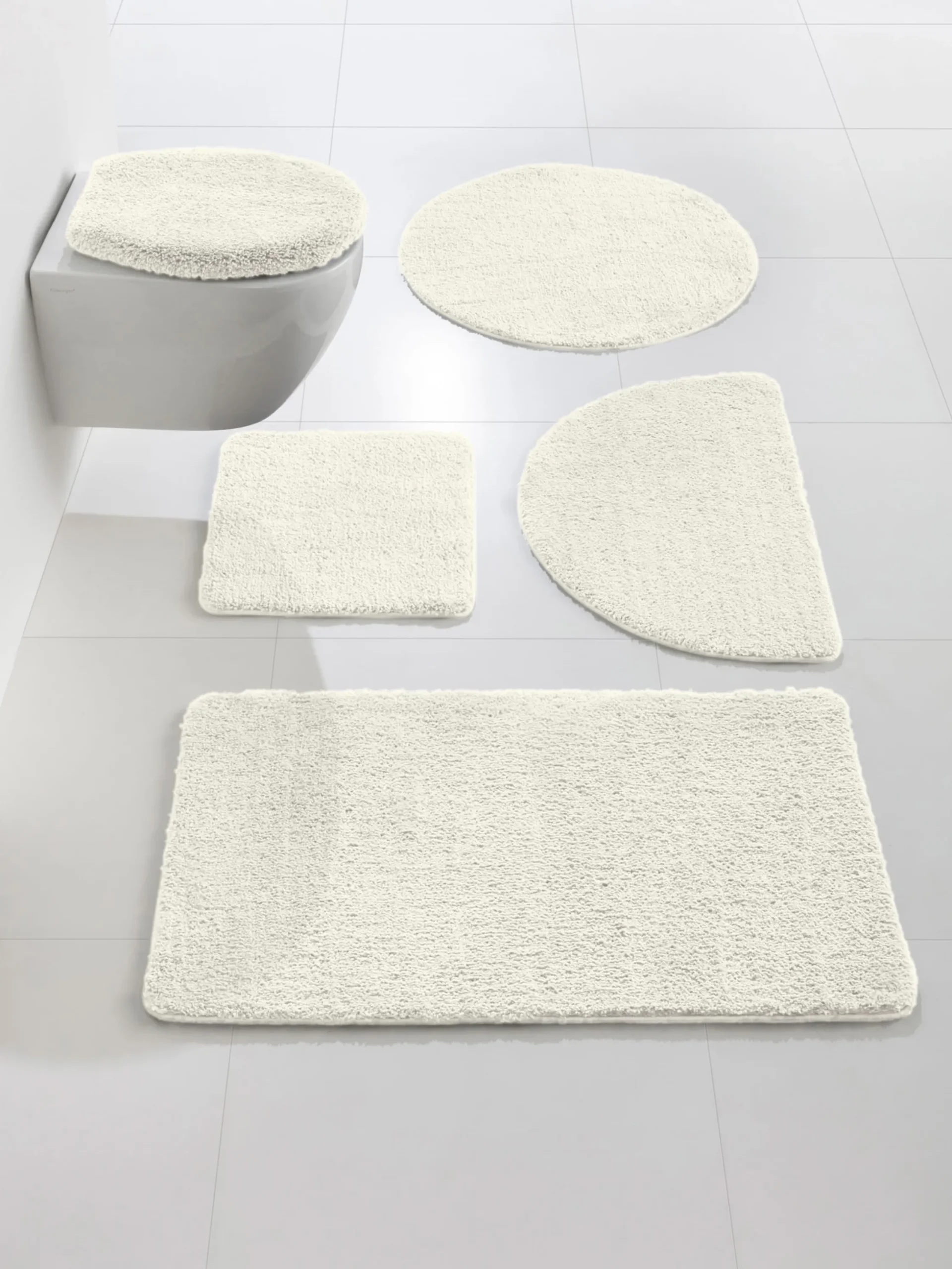 Badematten|heine home Badgarnitur weiß