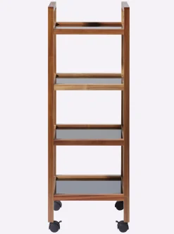 Regale|Badmöbel|heine home Badregal braun-schwarz