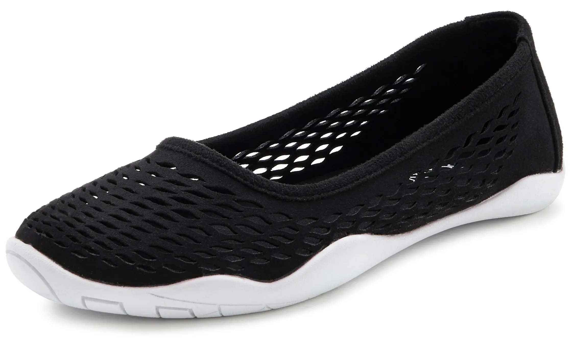 Ballerinas|LASCANA Ballerina schwarz