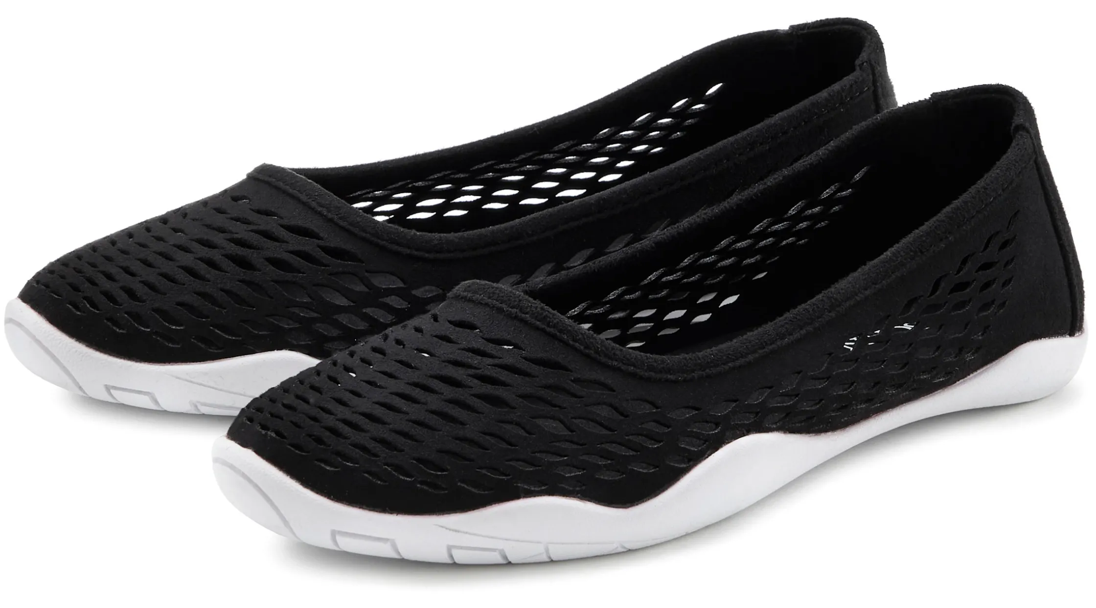 Ballerinas|LASCANA Ballerina schwarz