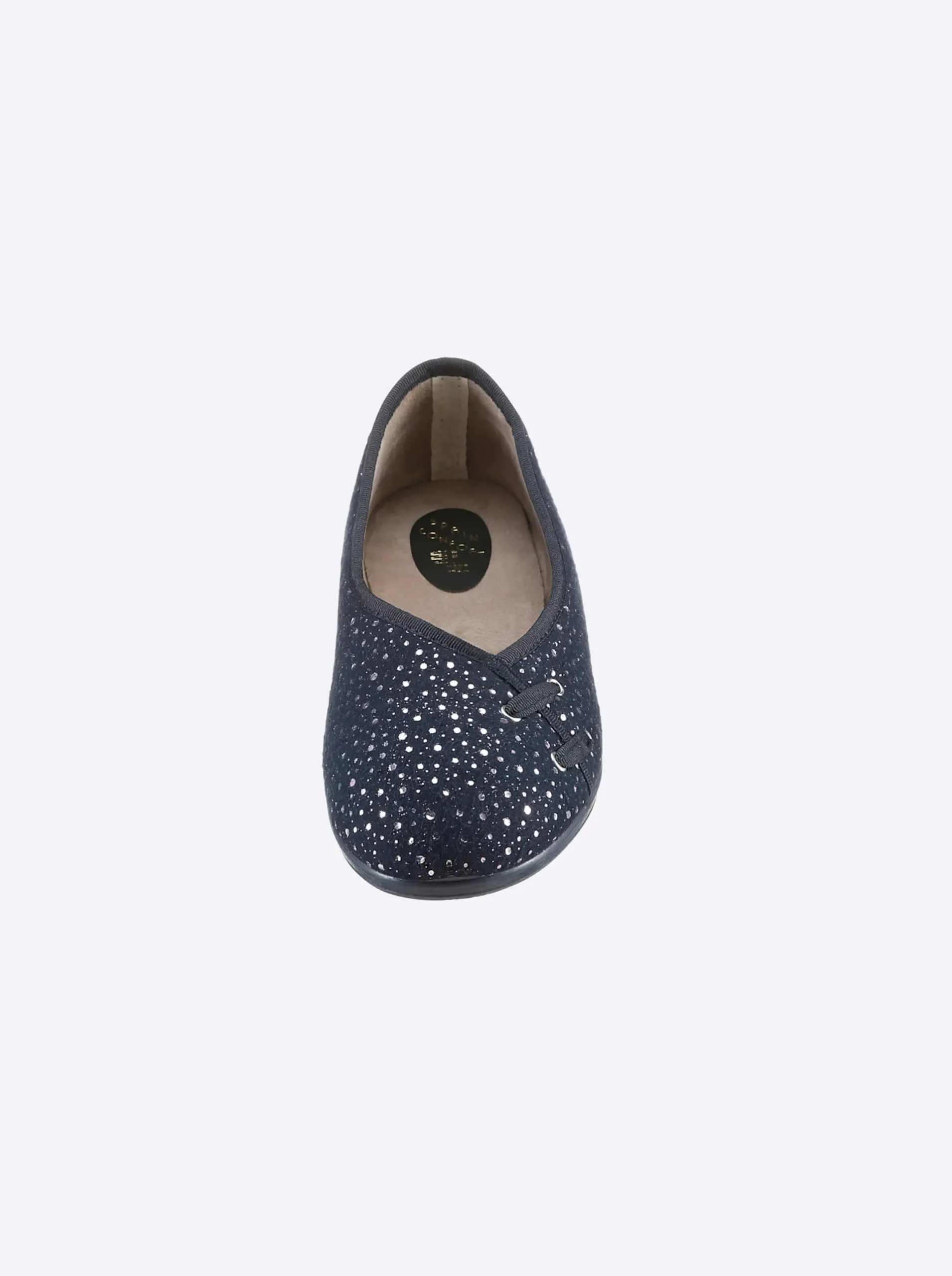 Hausschuhe| Ballerina marine
