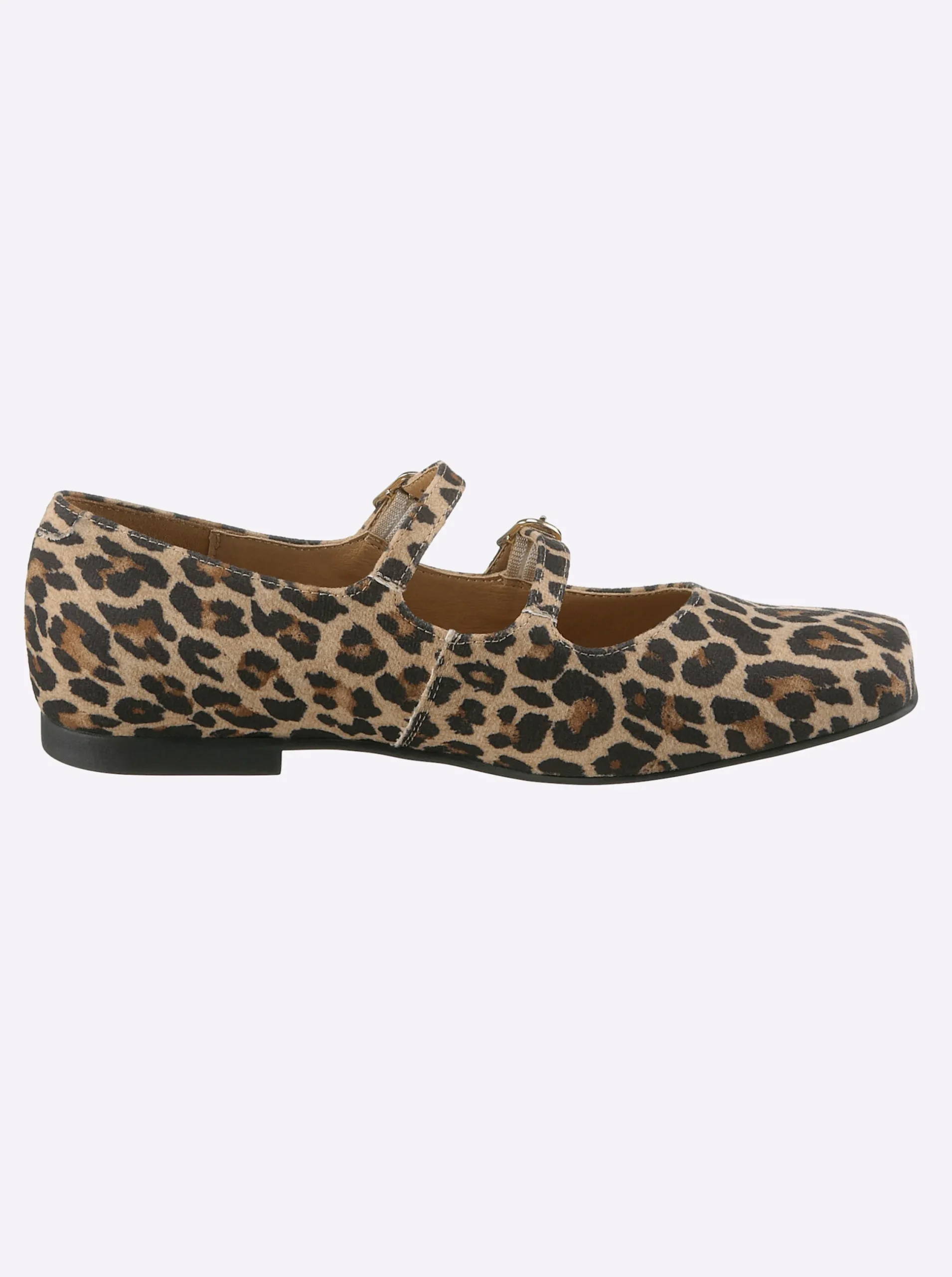 Ballerinas|heine Ballerina beige-schwarz