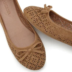 Ballerinas|LASCANA Ballerina camelfarben