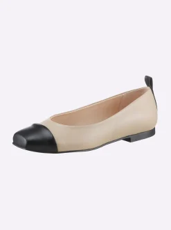 Ballerinas|heine Ballerina sand-schwarz