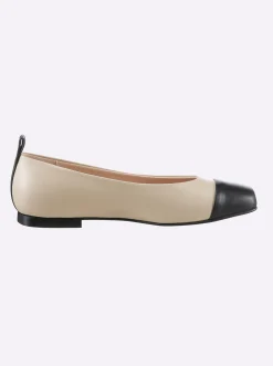 Ballerinas|heine Ballerina sand-schwarz